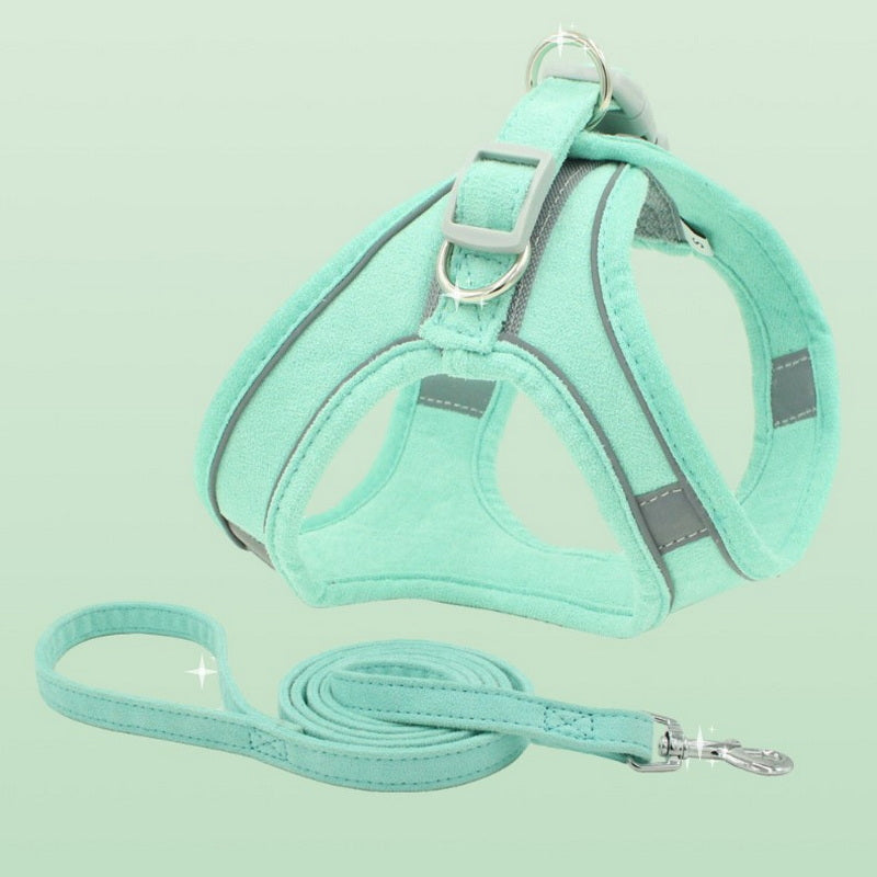 Vest Style Pet Chest Harness Leash For Outdoor Use