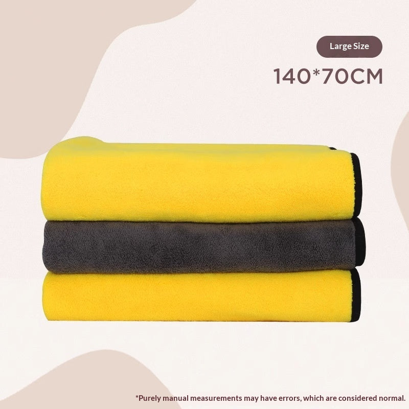 Pet Bath Towel Super Absorbent Quick Drying Microfiber