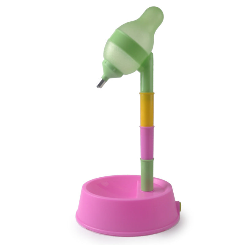 Pet Automatic Water Dispenser Adjustable Stand Feeding Fountain