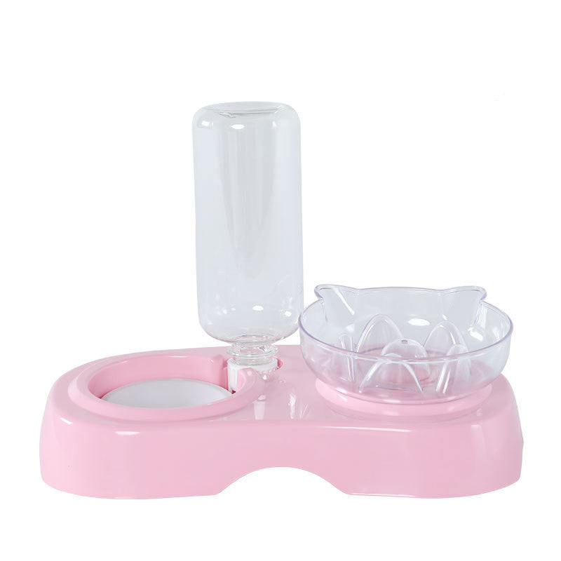 Transparent Pet Feeding And Drinking Bowl Durable Design