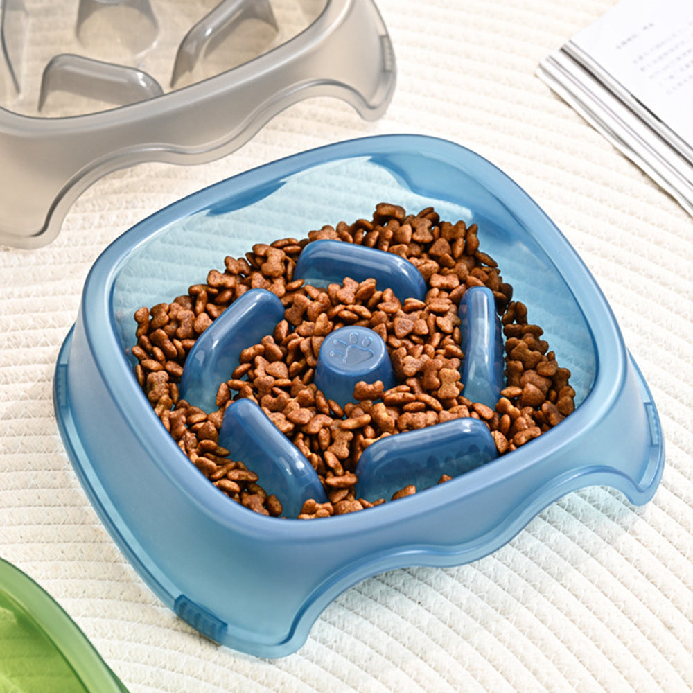 Pet Slow Feeding Anti Choking Water Bowl Feeding Dish