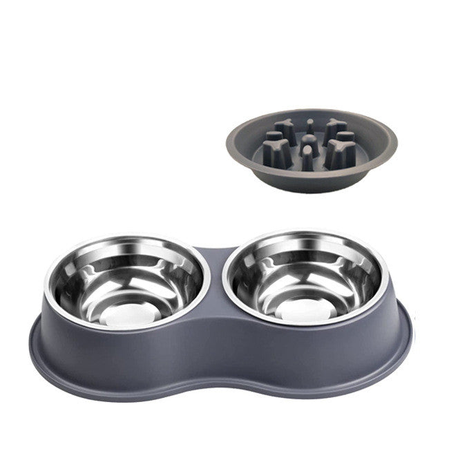 Pet Slow Feeding Bowl Removable Anti-Overflow Design