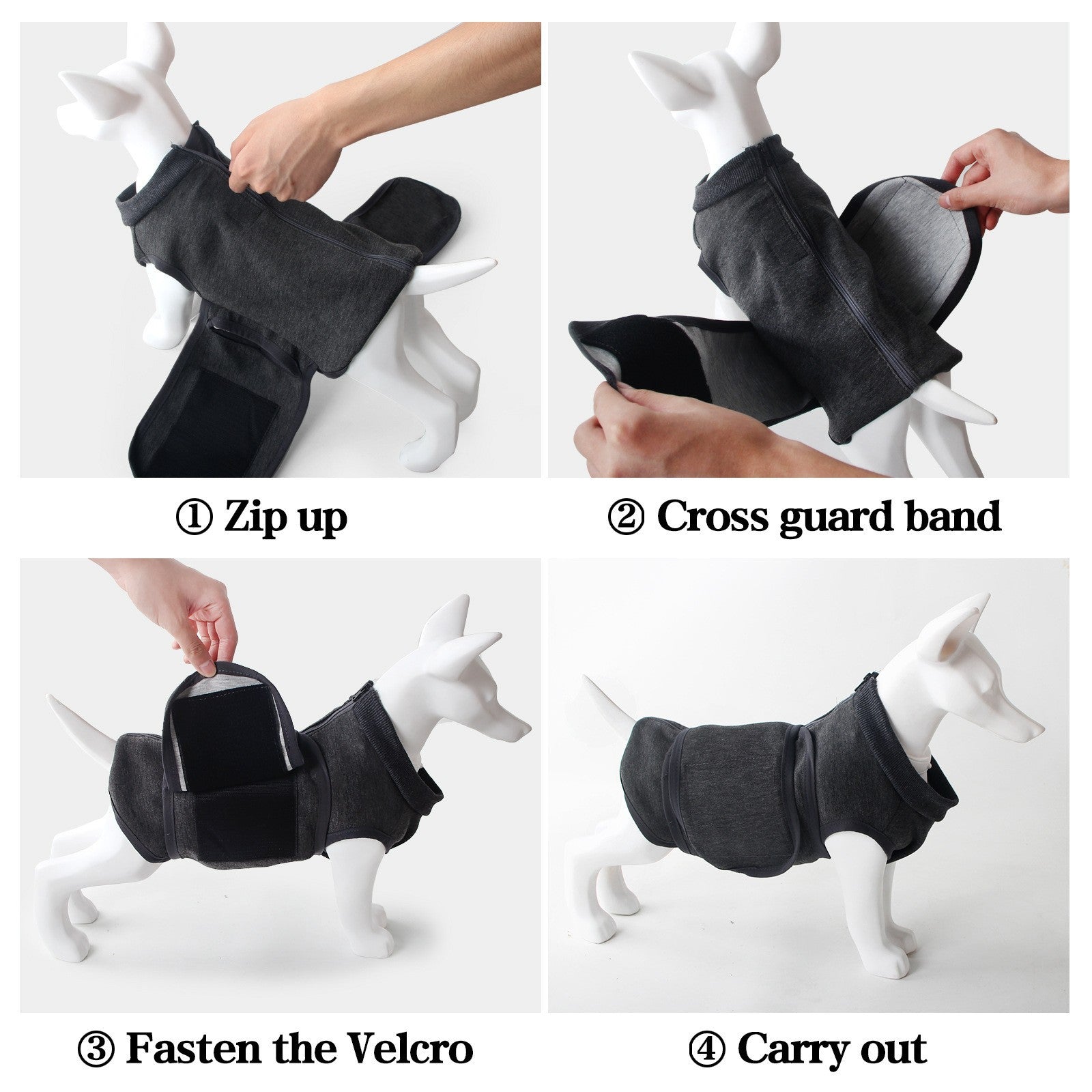 Pet Comfort Double Jacket Polyester Cotton Apparel