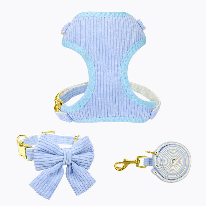 Adjustable Pet Leash And Harness For Outdoor Use