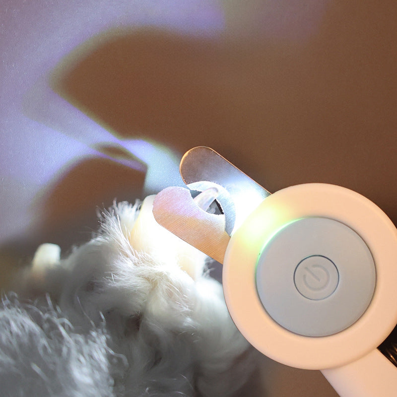 Pet Nail Clippers And Grinder With LED Safety Light