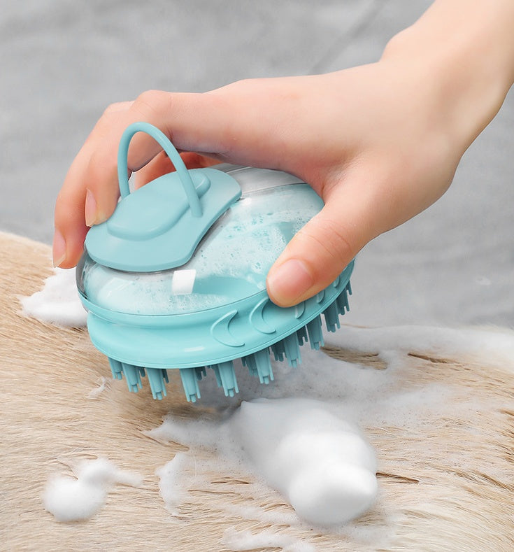 Pet Bath Massage Brush Grooming Rub Tool
