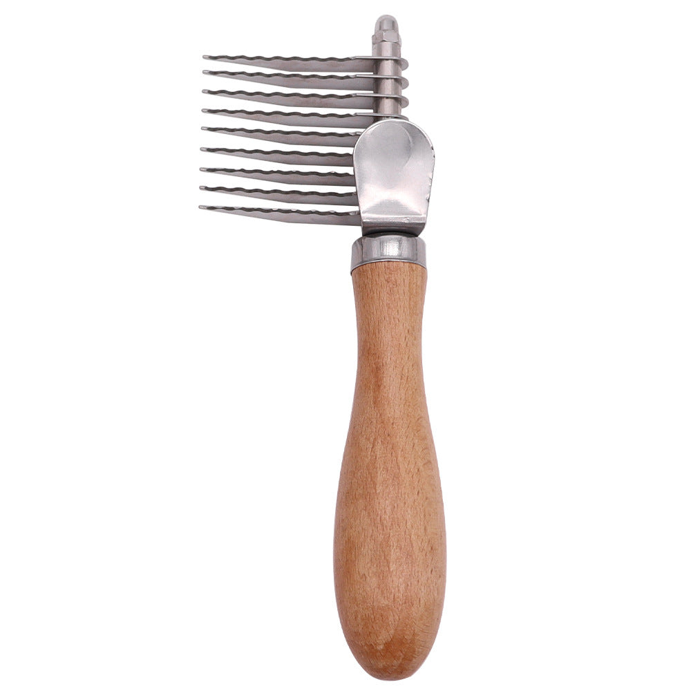 Pet Grooming Brush For Knots And Loose Fur Removal