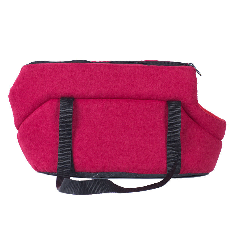 Portable Mesh Pet Carrier Bag For Travel And Transport