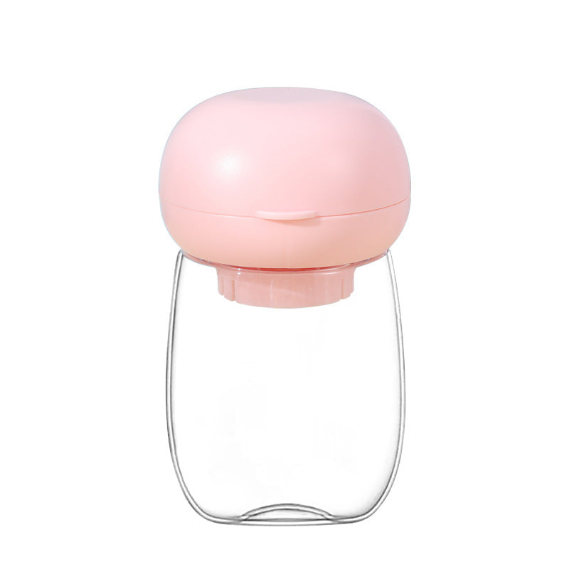 Pet Portable Travel Water Bottle With Feeding Bowl Lanyard
