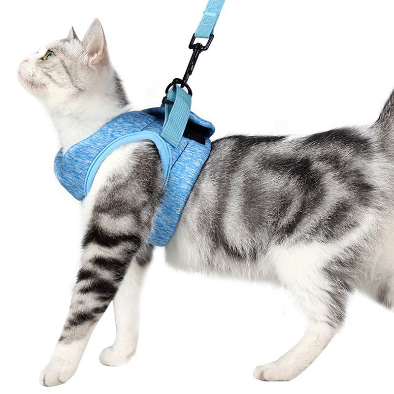 Breathable Lightweight Pet Chest Strap And Leash Set