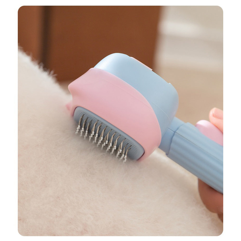 Pet Deshedding Grooming Brush For Loose Fur And Shedding Control