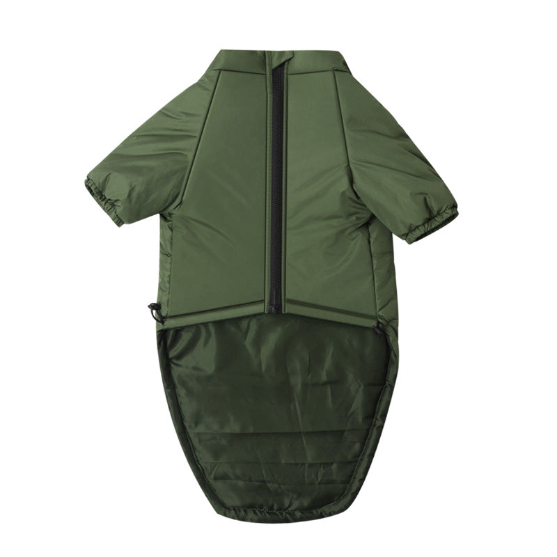 Pet Cotton Jacket Two Leg Warm Apparel