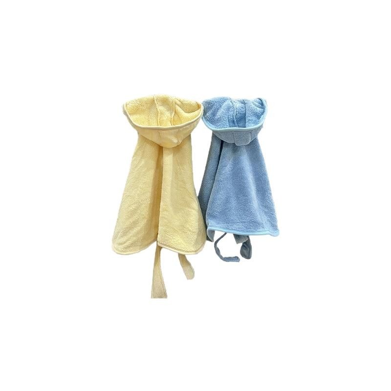 Pet Bath Towel Wearable Bathrobe Soft Coral Fleece