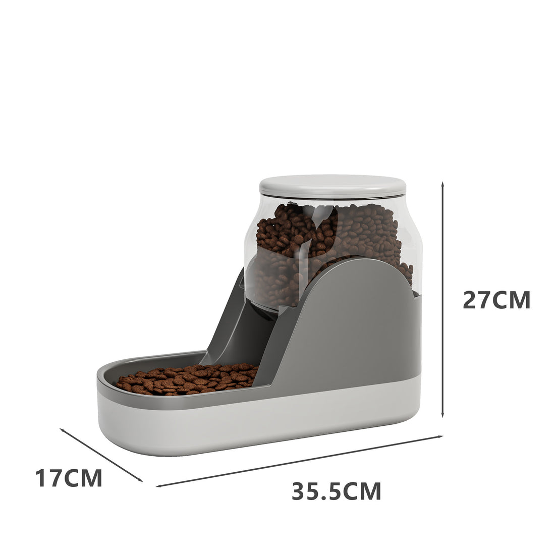 Pet Automatic Feeder Water Fountain Large Capacity Bowl