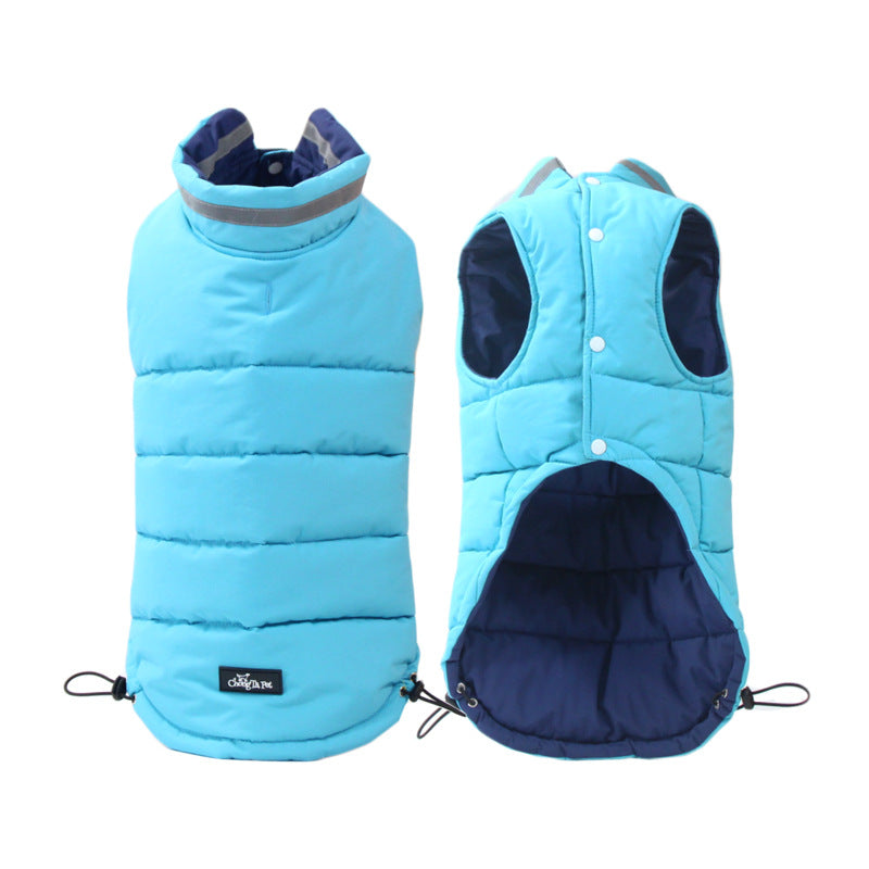 Thickened Waterproof Reflective Pet Jacket For Outdoor Use