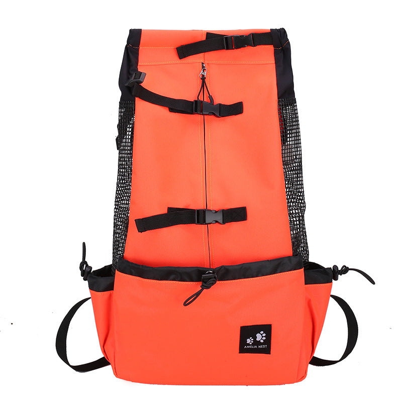 Portable Pet Backpack Carrier For Outdoor Travel Use