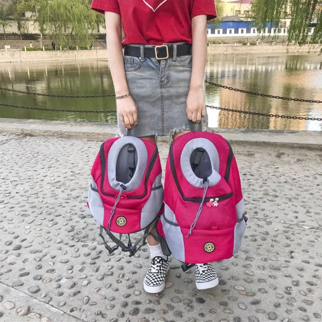 Portable Outdoor Pet Carrier Backpack For Travel Use