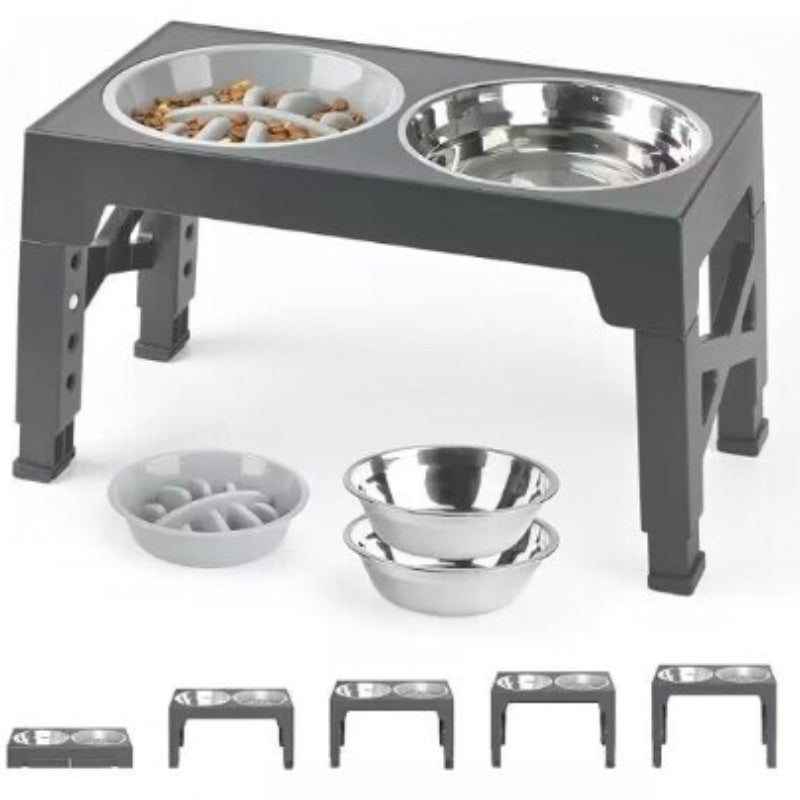 Pet Lifting Feeding Bowl Neck Protection Anti-Tumble Design