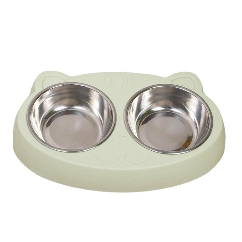 Pet Food Water Bowl Feeding Basin Dish