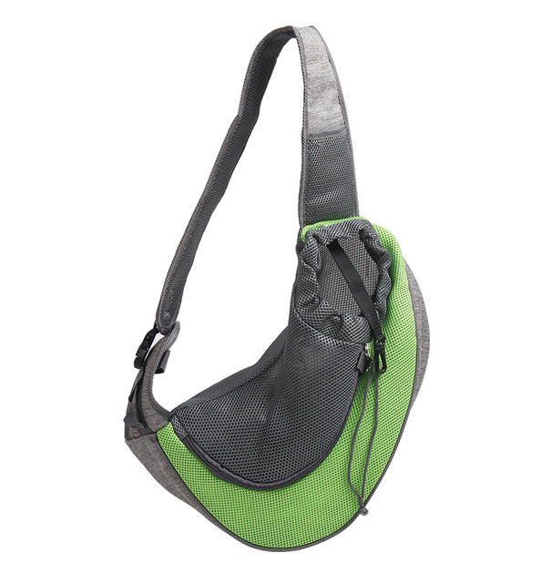 Mesh Oxford Pet Carrier Shoulder Bag For Outdoor Travel
