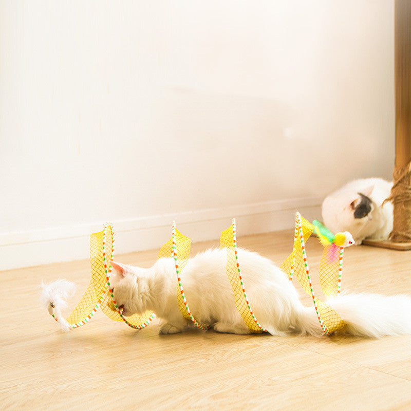 Foldable Storage Interactive Pet Tunnel Toy