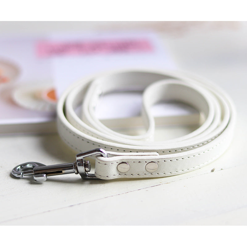 Adjustable Pet Leash And Collar Set For Outdoor Use