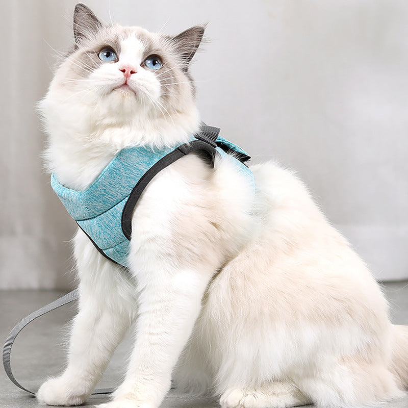 Breathable Lightweight Pet Chest Strap And Leash Set