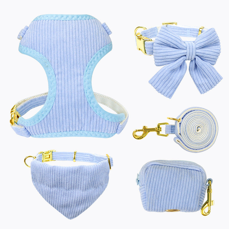 Adjustable Pet Leash And Harness For Outdoor Use