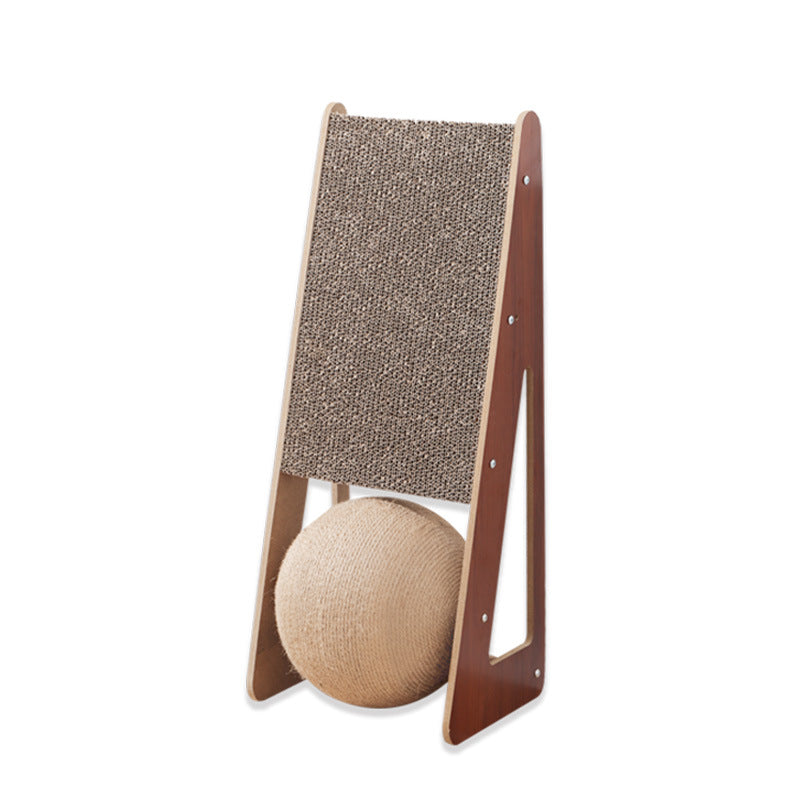 Corrugated Paper Scratching Board Interactive Pet Toy