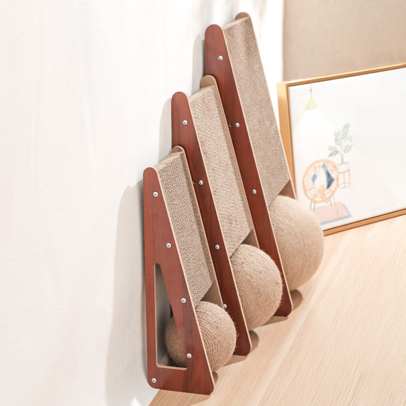 Corrugated Paper Scratching Board Interactive Pet Toy