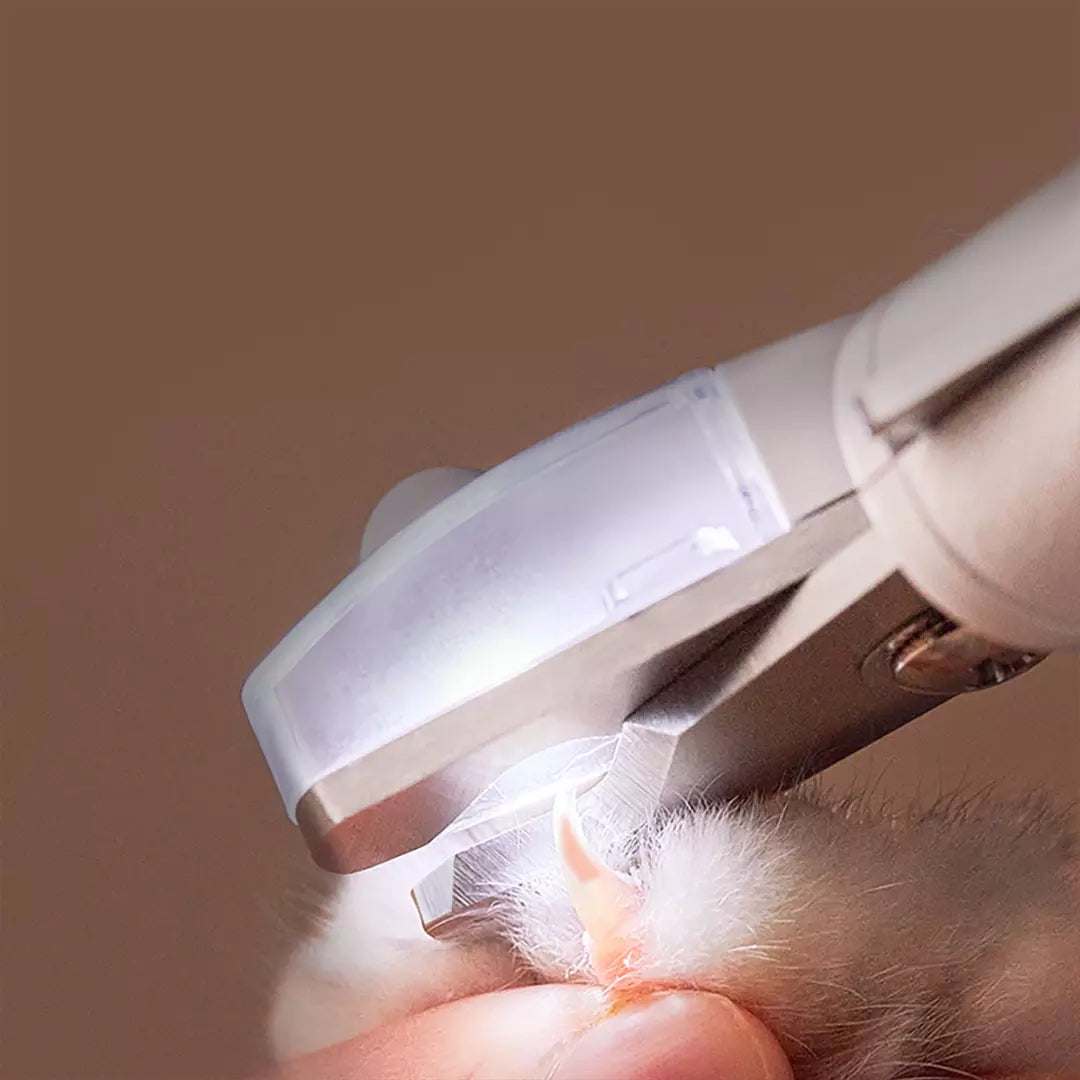 LED Pet Nail Clipper Scissors For Safe Grooming Use