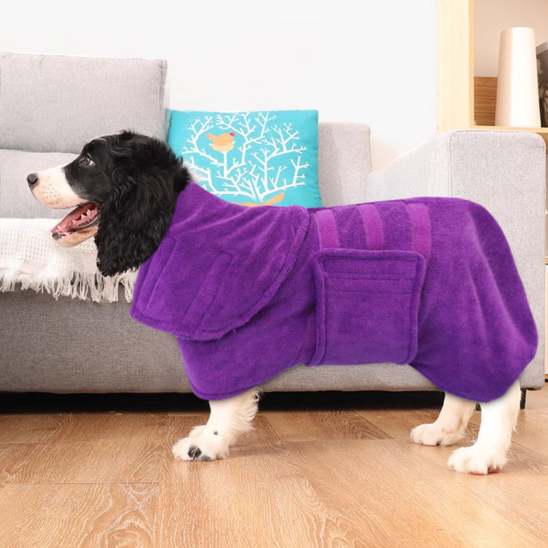 Pet Bath Towel Super Absorbent Quick Drying Fiber