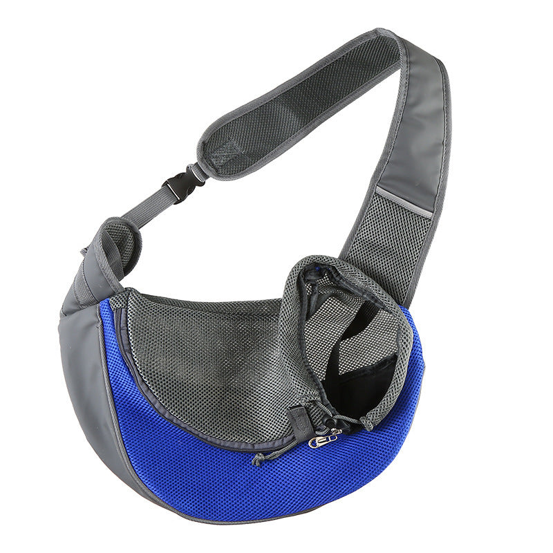 Mesh Oxford Pet Carrier Shoulder Bag For Outdoor Travel