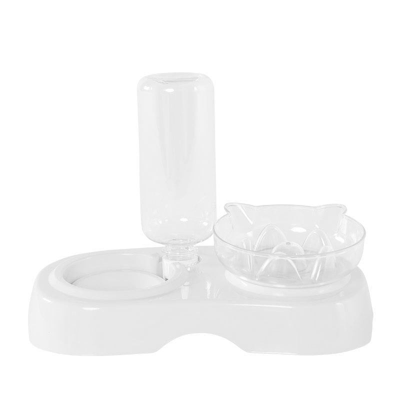 Transparent Pet Feeding And Drinking Bowl Durable Design