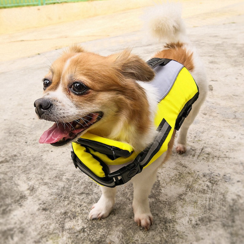 Pet Reflective Life Jacket Nylon Safety Gear