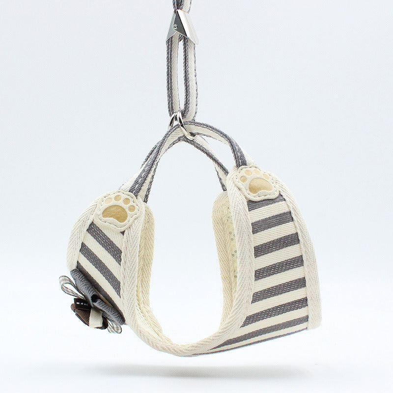 Vest Style Pet Chest Strap Leash For Outdoor Use