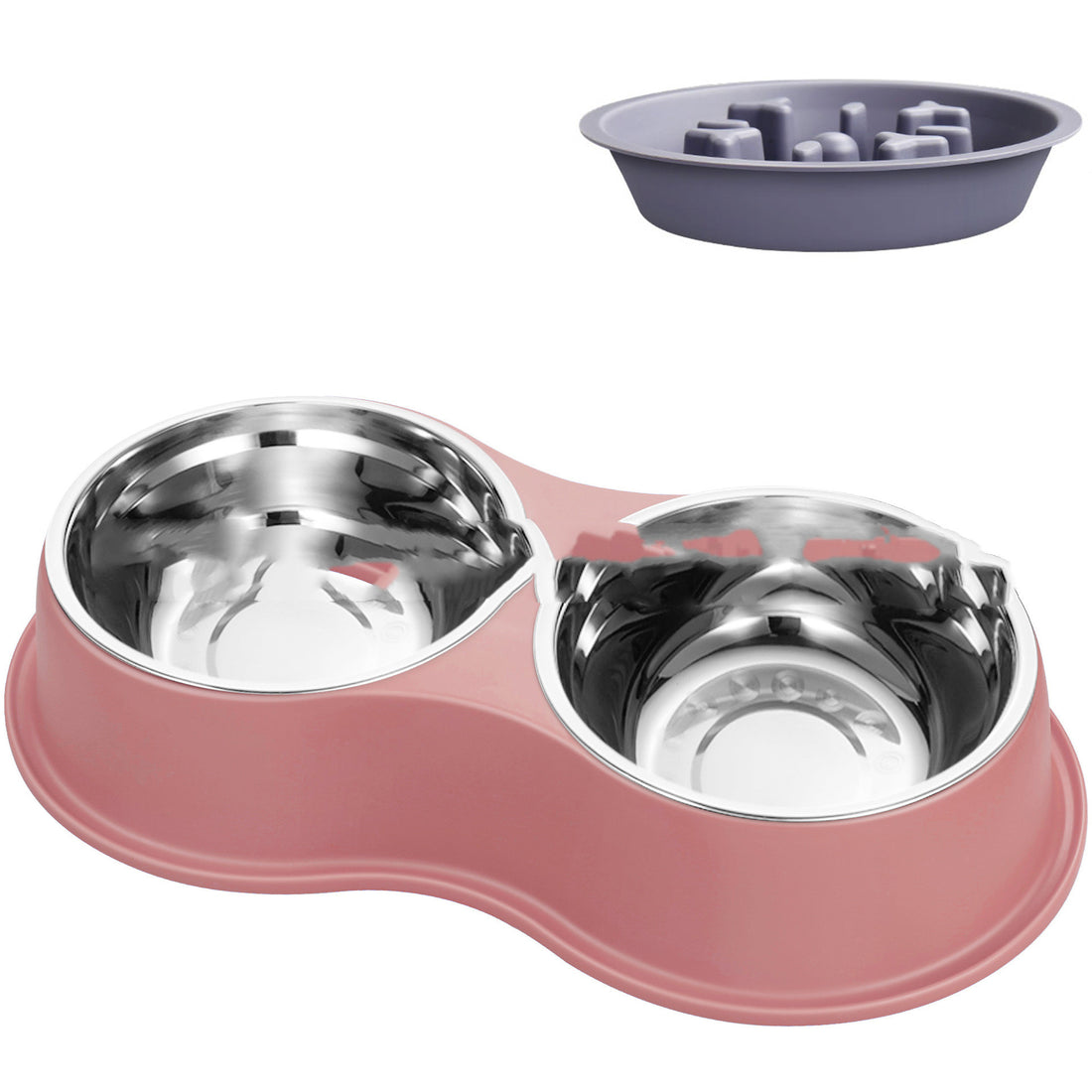 Pet Slow Feeding Bowl Removable Anti-Overflow Design