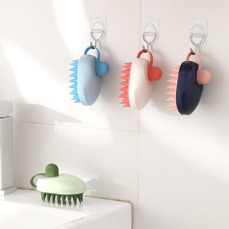 Pet Bath Shampoo Brush Soft Gel Massage Grooming Tool