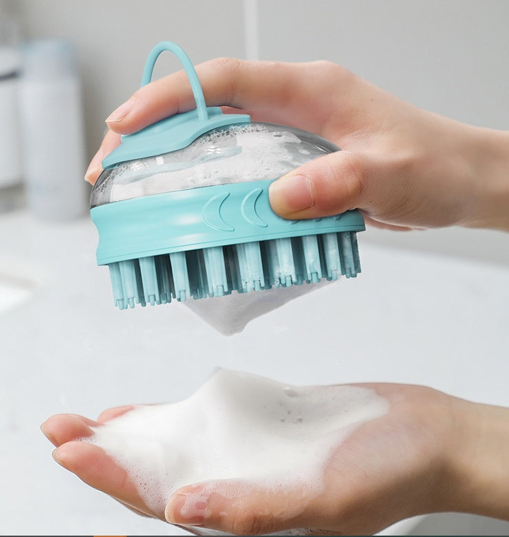 Pet Bath Massage Brush Grooming Rub Tool