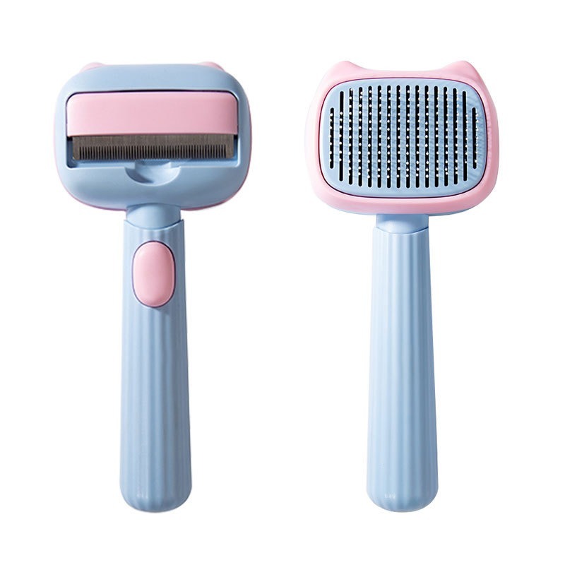 Pet Deshedding Grooming Brush For Loose Fur And Shedding Control