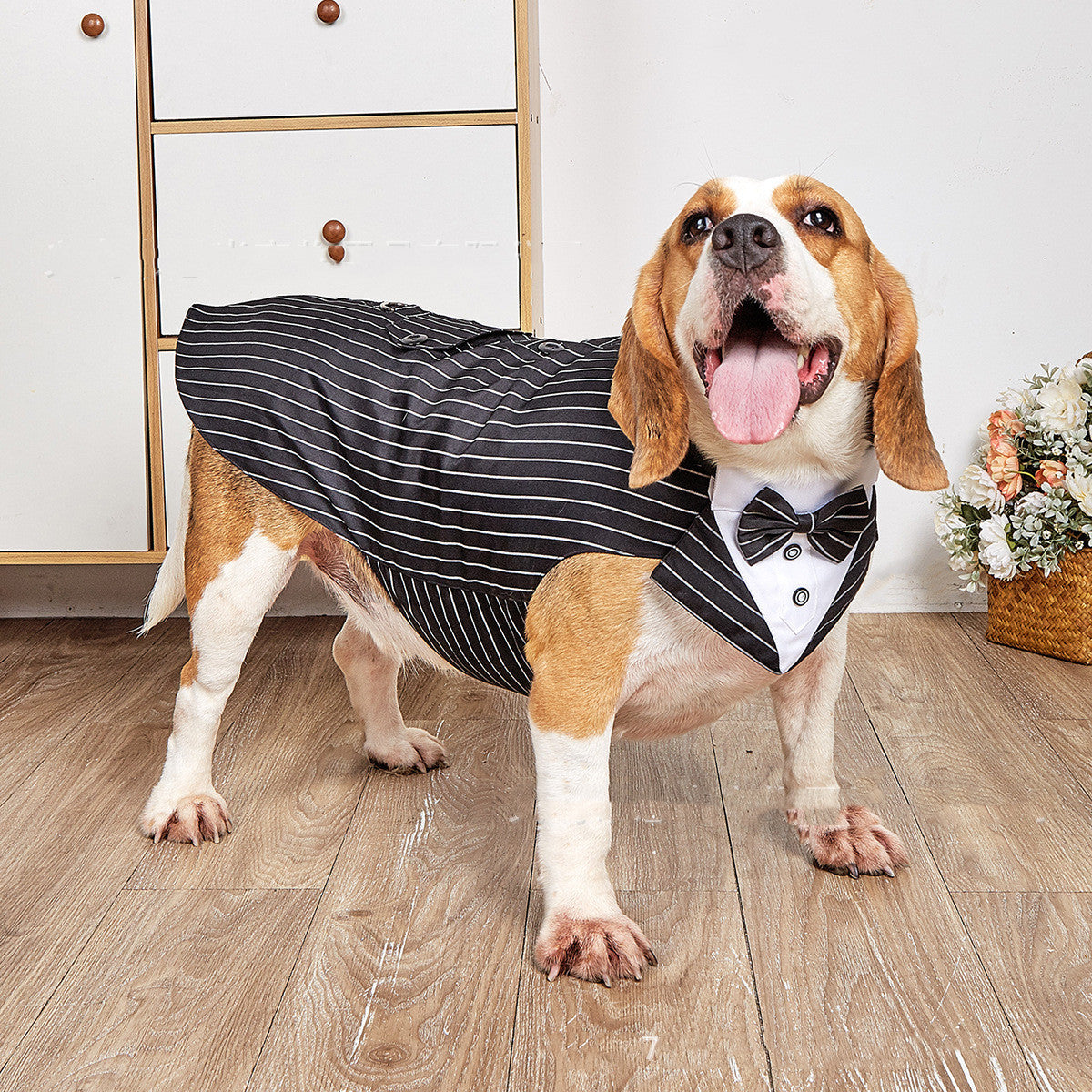 Pet Wedding Suit Jacket Swallowtail Formal Apparel