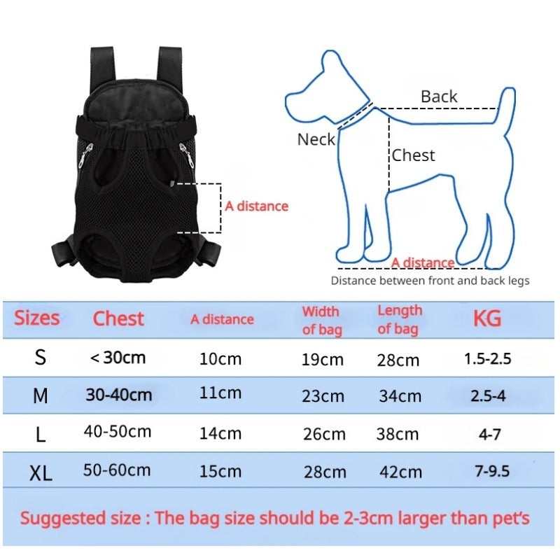 Breathable Pet Backpack Carrier For Hiking And Travel Use