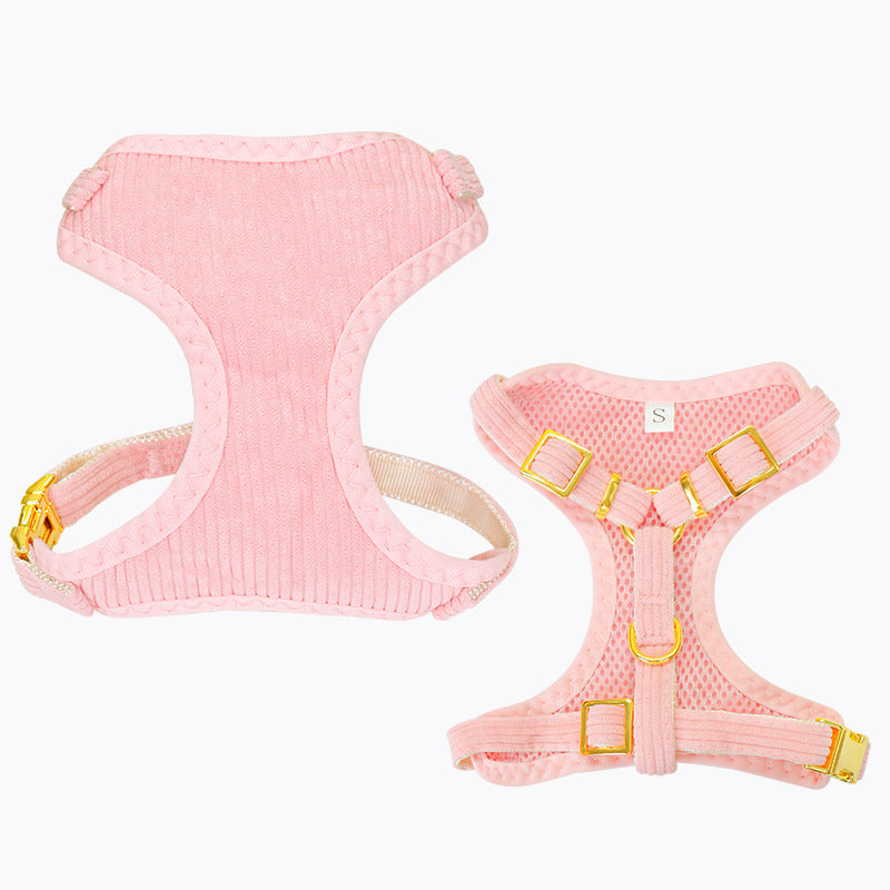 Adjustable Pet Leash And Harness For Outdoor Use