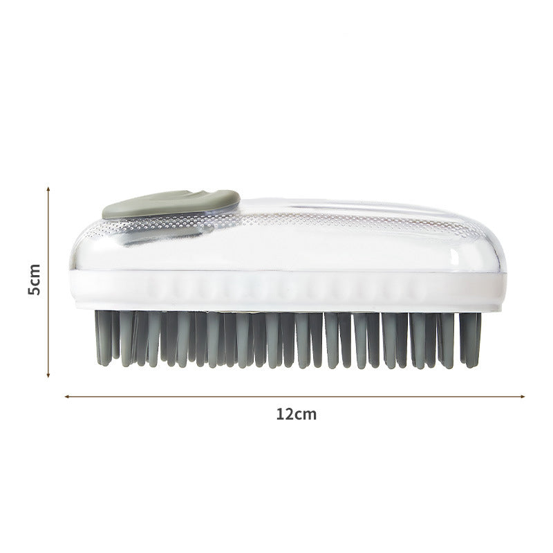 Pet Bath Silicone Massage Brush Foam Cleaning Tool