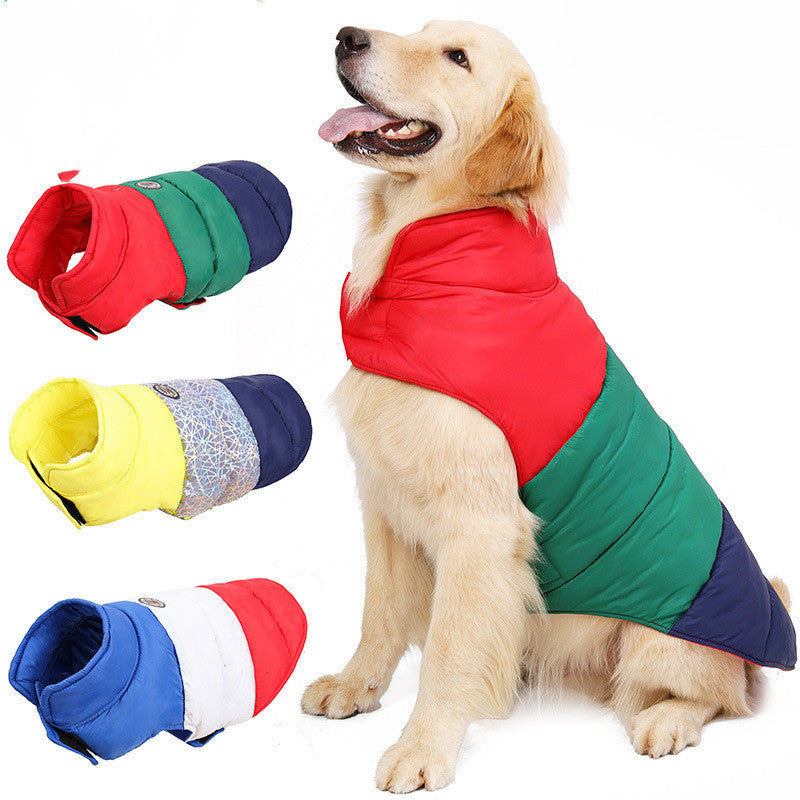 Pet Waterproof Down Jacket Warm Winter Apparel