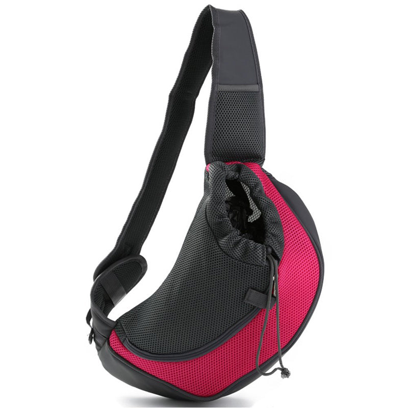 Mesh Oxford Pet Carrier Shoulder Bag For Outdoor Travel