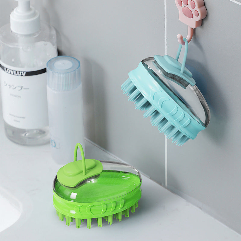 Pet Bath Massage Brush Grooming Rub Tool
