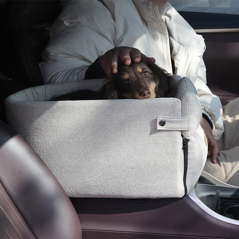 Portable Pet Car Seat Bed Carrier For Safe Travel Use