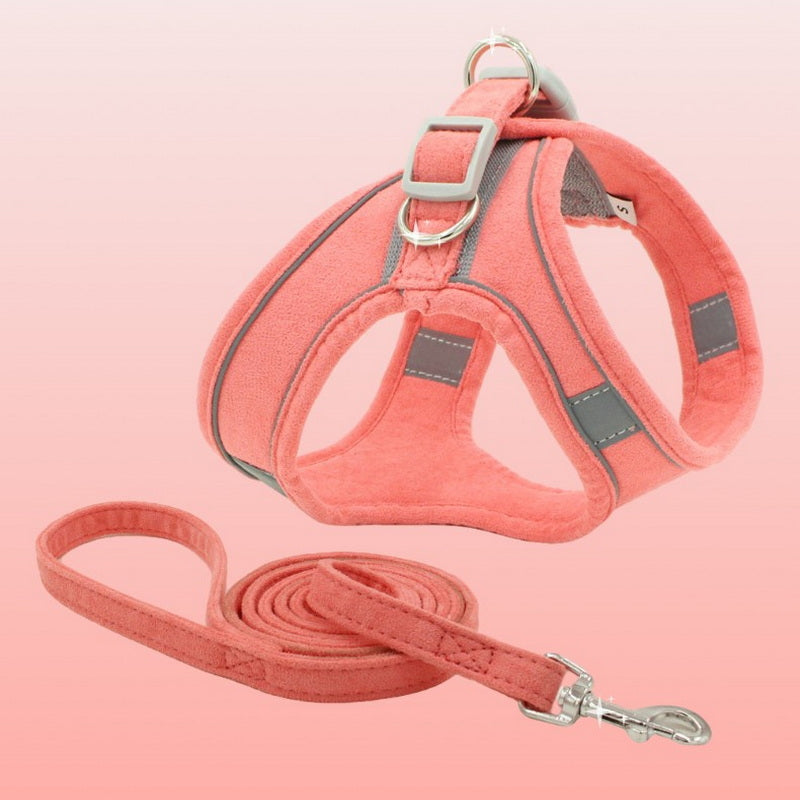 Vest Style Pet Chest Harness Leash For Outdoor Use