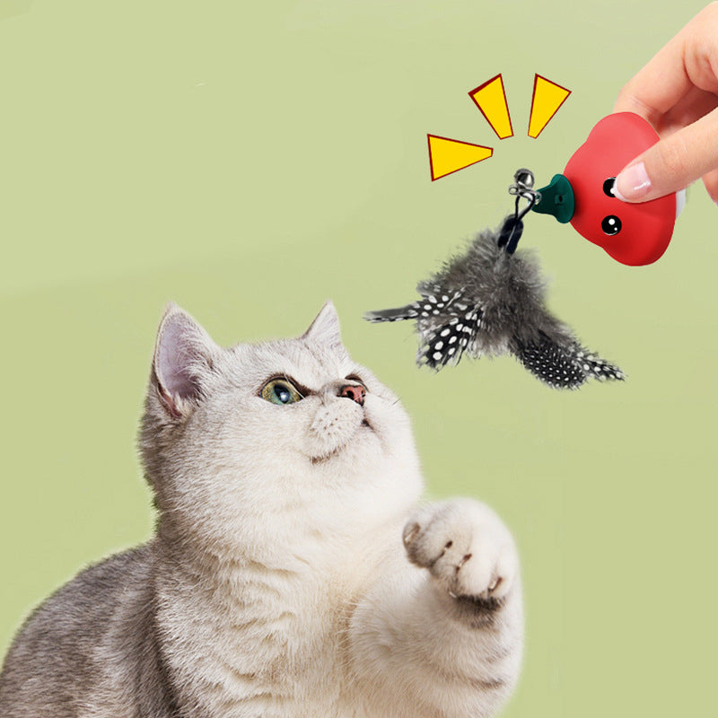 Suction Cup Retractable Interactive Pet Wand Exercise Toy